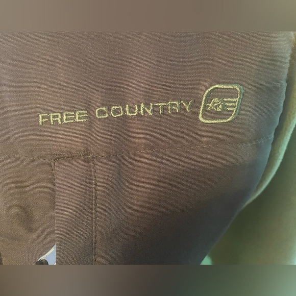 FREE COUNTRY FLEECE JACKET XS AVACADO/GREY - Picture 8 of 10